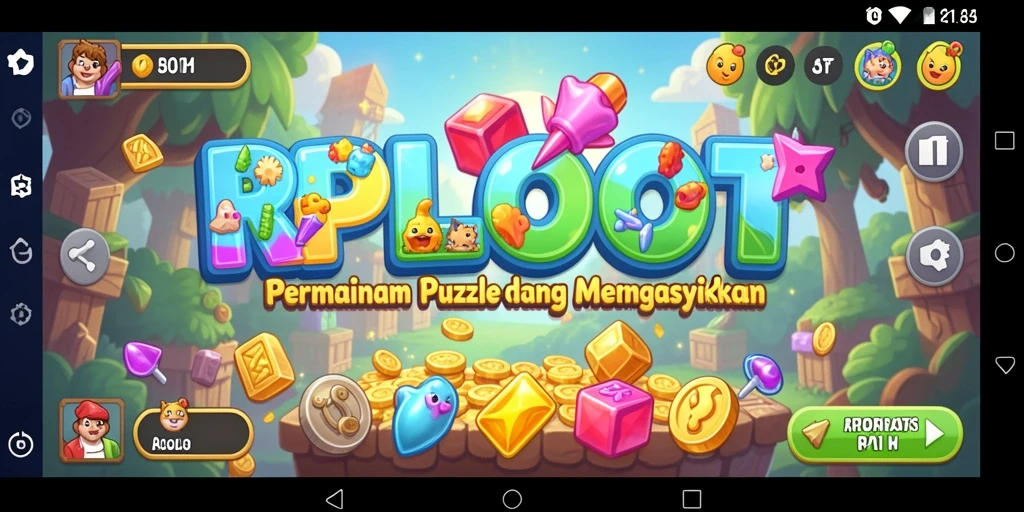 Tampilan gameplay RPLOOT yang menantang dan interaktif.